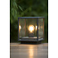CLAIRE - Sokkellamp Buiten - 1xE27 - IP54 - Antraciet - OUTLET