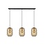 WOLFRAM - Hanglamp - 3xE27 - Mat Goud / Messing - OUTLET