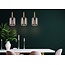 JOANET - Hanglamp - 3xE27 - Fumé - OUTLET
