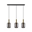 JOANET - Hanglamp - 3xE27 - Fumé - OUTLET