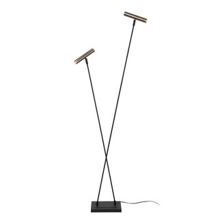Lucide DUARTE - Lampadaire - 2xG9 - Fer gris | Vibes Lucide DUARTE - Lampadaire - 2xG9 - Fer gris | Vibes