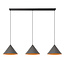 Lucide SPITZE - Pendant light - 3xE27 - Grey | Vibes