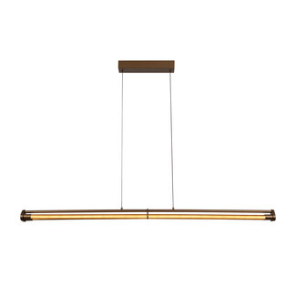 Lucide JANDERIN - Suspension - LED Dim. - CCT - 2x16,5W 2200K/3300K - Détecteur à balayage manuel - Champagne Couleur | Vibes Lucide JANDERIN - Suspension - LED Dim. - CCT - 2x16,5W 2200K/3300K - Détecteur à balayage manuel - Champagne Couleur | Vibes