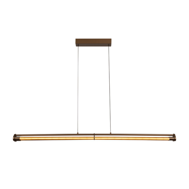 JANDERIN - Suspension - LED Dim. - CCT - 2x16,5W 2200K/3300K - Détecteur à balayage manuel - Champagne Couleur | Vibes - 24405/34/05
