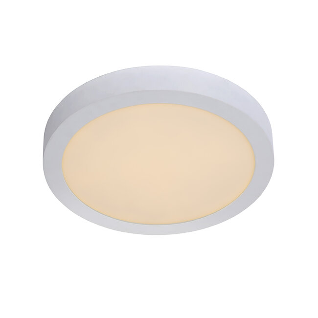 BRICE-LED - Plafonnière Badkamer - Ø 30 cm - LED Dimb. - 1x30W 3000K - IP44 - Wit - 28116/30/31