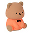 PINCHA BEAR - Rechargeable Table lamp Children - Battery pack- LED 3 StepDim - 1x0,5W 2100K - Rgb - Brown | Essential - 54500/01/43