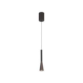 Lucide Premium Premium JOAKIM - Pendant light - Ø 7,7 cm - LED Dim. - CCT - 1x7W 2700K/4000K - Coffee
