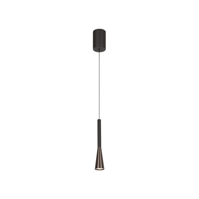 Premium JOAKIM - Pendant light - Ø 7,7 cm - LED Dim. - CCT - 1x7W 2700K/4000K - Coffee - 24407/07/96