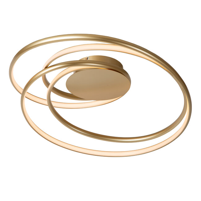 Plafonnier Premium SARDANA - LED à intensité variable - 1 x 54 W 2700 K - Or mat / Laiton - 52100/54/02