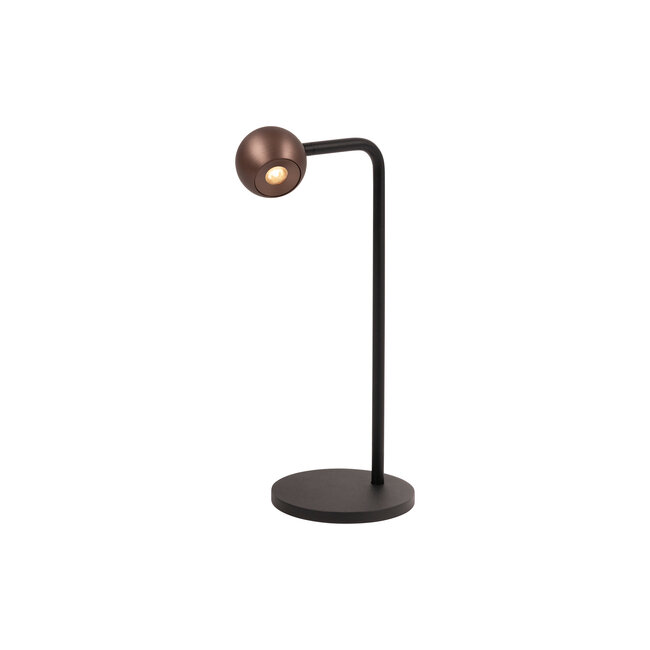 Lampe de table Premium MONTANA - LED à intensité variable - 1 x 5 W 2700 K - Couleur café - 68500/05/96