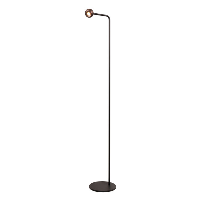 Premium MONTANA - Floor lamp - LED Dimmable - 1x6.3W 2700K - Coffee - 68700/05/96