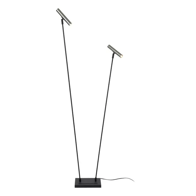 DUARTE - Floor lamp - 2xG9 - Grey iron | Vibes - 03751/02/15