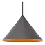 SPITZE - Pendant light - 3xE27 - Grey | Vibes - 21440/03/36