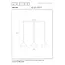 SPITZE - Pendant light - 3xE27 - Grey | Vibes - 21440/03/36