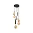 JOSIANE - Pendant light - Ø 55 cm - 6xG9 - Black | Vibes - 21441/10/62