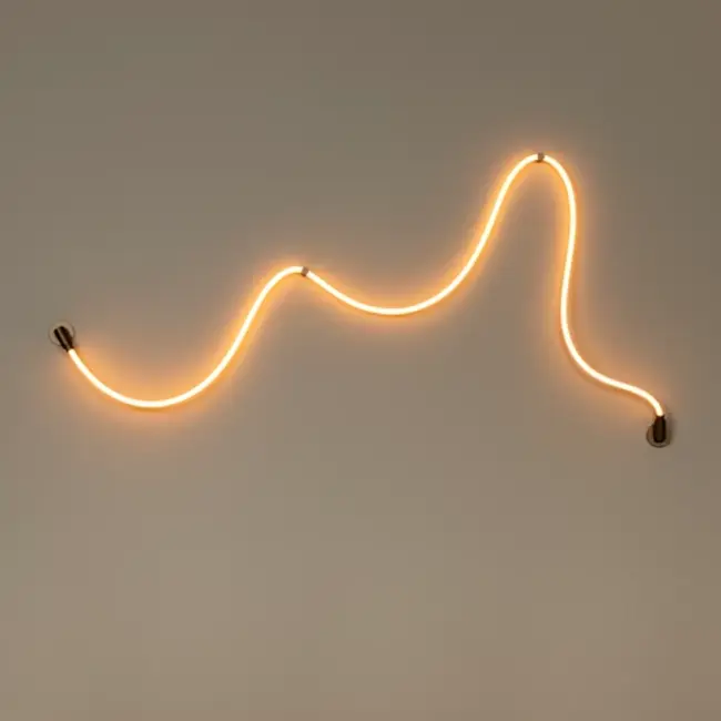 JANDERIN - Applique murale - LED Dim. - CCT - 1x48W 2200K/3300K - Détecteur à balayage manuel - Champagne Couleur | Vibes - 24205/54/05