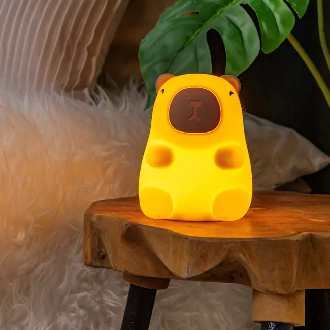 PINCHA CAPYBARA - Rechargeable Table lamp Children - Battery pack- LED 3 StepDim - 1x0,5W 2100K - Cream | Essential - 54500/01/38
