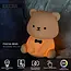 PINCHA BEAR - Rechargeable Table lamp Children - Battery pack- LED 3 StepDim - 1x0,5W 2100K - Rgb - Brown | Essential - 54500/01/43