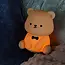 PINCHA BEAR - Lampe de table Rechargeable Chambres d'enfant - Batterie/Piles - LED 3 StepDim - 1x0,5W 2100K - Rvb - Brun | Essential - 54500/01/43