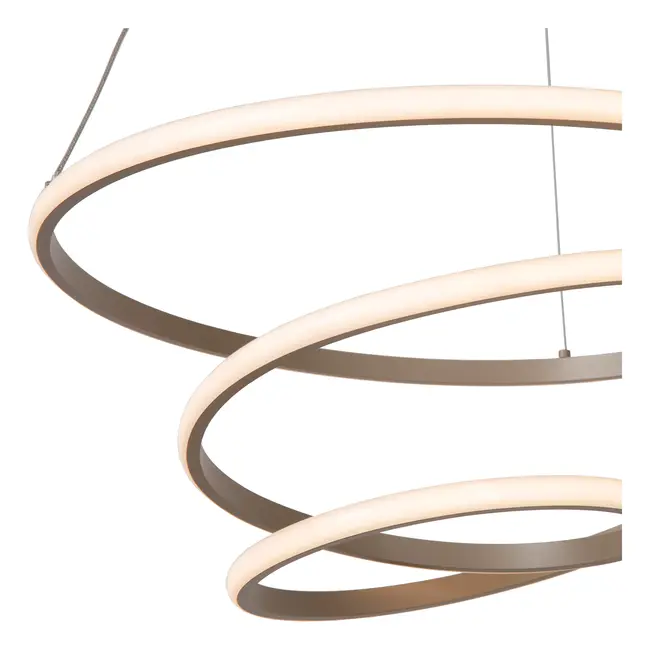 ESPIRAL - Hanglamp - LED Dimb. - CCT - 1x40W 2700K/4000K - Taupe | Essential - 78403/40/41