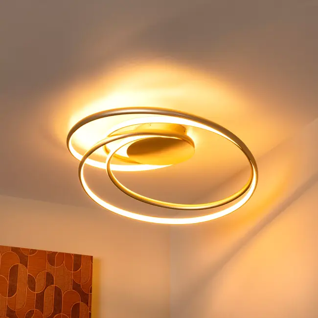 Premium SARDANA - Ceiling lamp - LED Dimming. - 1x54W 2700K - Matt Gold / Brass - 52100/54/02