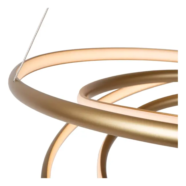 Suspension Premium SARDANA - Ø 80 cm - LED à intensité variable - 1 x 74 W 2700 K - Or mat / Laiton - 52400/74/02