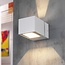 Artdelight modern white LED wall fixture IP54 BFELD