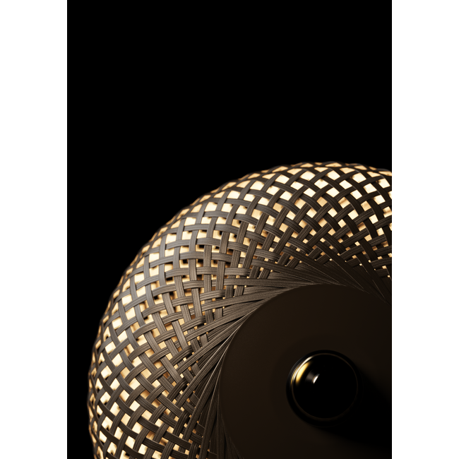 Suspension LED flottante en bambou bronze G300 2200K 6W