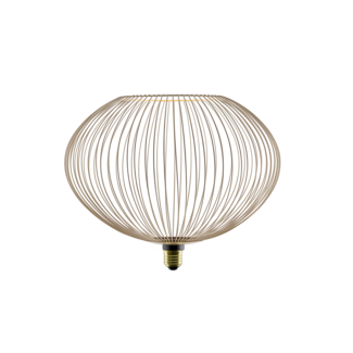 Segula Ampoule LED flottante à filament sable ovale E300 2200K 6W