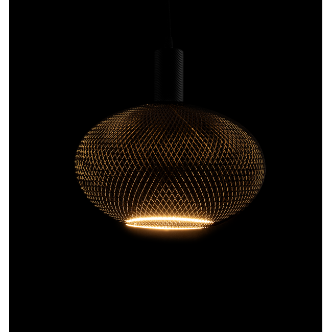 LED FLOATING CAGE BLACK OVAL E300 2200K 6W