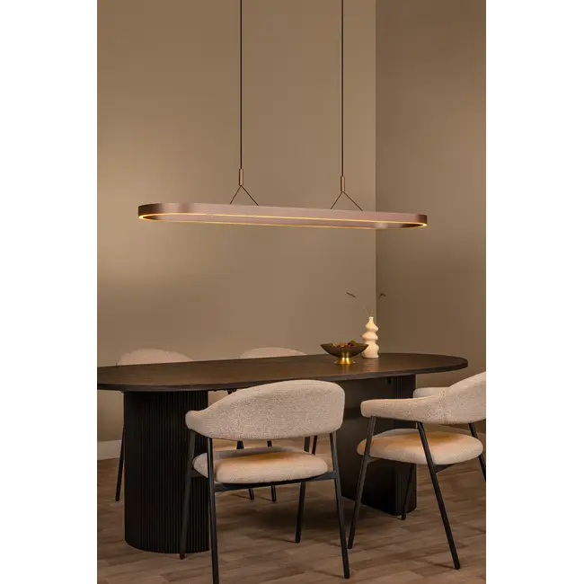 LIANE - Hanglamp - LED Dimb. - CCT - 2x40W 2700K/4000K - Roest bruin | Vibes - 46404/99/97