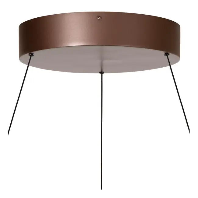 LIANE - Pendant lamp - Ø 80 cm - LED Dimmable - CCT - 2x36W 2700K/4000K - Rust brown | Vibes - 46404/80/97