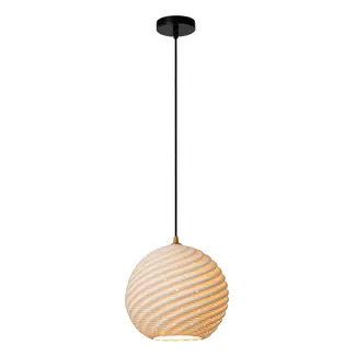 Lucide BINA - Pendant lamp - Ø 25 cm - 1xE27 - White
