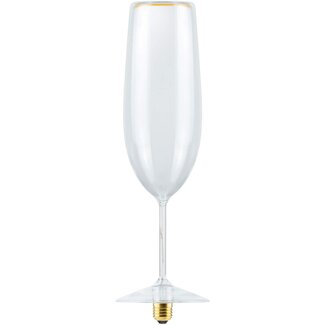 Segula Ampoule LED champagne transparente - E27 - 4W - 400 lm - 2200K