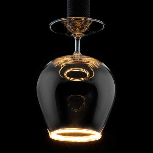 Ampoule LED Cognac transparente - E27 - 6W - 600 lm - 2200K