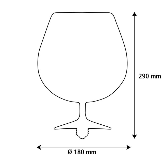 Ampoule LED Cognac transparente - E27 - 6W - 600 lm - 2200K