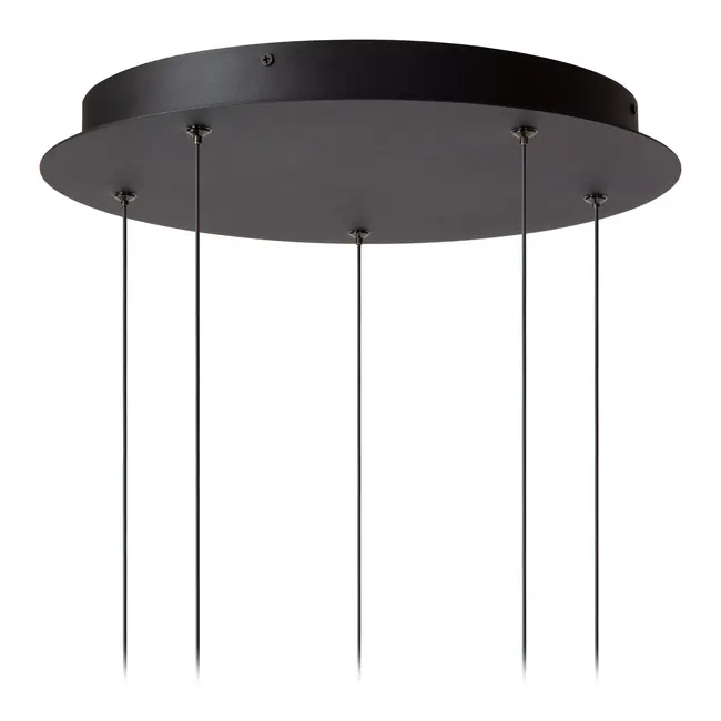 Suspension Premium CALINA - Ø 41,9 cm - LED à intensité variable - Température de couleur - 5 x 7,4 W 2200 K/3300 K - Noir - 24406/37/30
