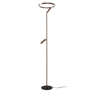 Lucide Premium Lampadaire Premium APPLAUSE - Ø 33 cm - LED à intensité variable - Température de couleur : 2700 K/4000 K - Couleur : Café