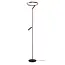 Premium APPLAUSE - Vloerlamp - Ø 33 cm - LED Dimb. - CCT - 2700K/4000K - Koffie - 23700/20/96