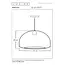 Suspension Premium MADUKA - 1 x E27 - Marron - 10450/47/43
