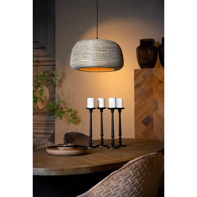 Premium MADUKA - Pendant lamp - 1xE27 - Brown - 10450/47/43