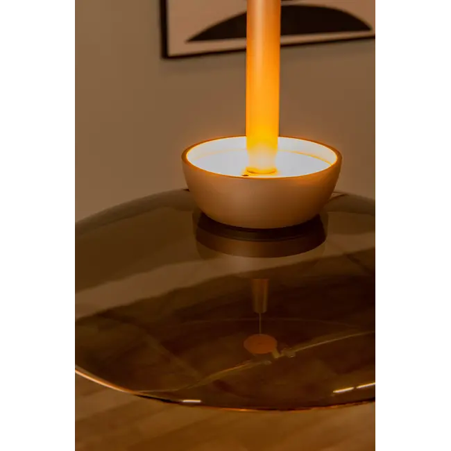 Premium SANTIAGO - Hanglamp - Ø 32 cm - LED Dimb. - CCT - 1x16W 2700K/4000K - Amber - 23401/12/62