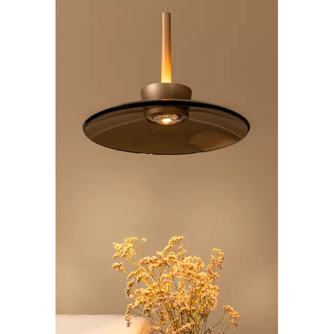 Suspension Premium SANTIAGO - Ø 32 cm - LED à intensité variable - Température de couleur - 1 x 16 W 2700 K/4000 K - Ambre - 23401/12/62