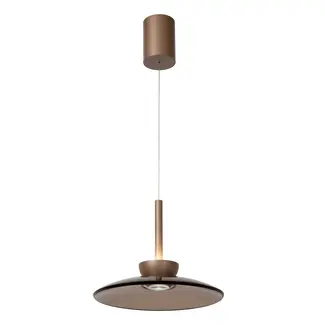 Lucide Premium Premium SANTIAGO - Hanging lamp - Ø 32 cm - LED Dimming. - CCT - 1x16W 2700K/4000K - Amber