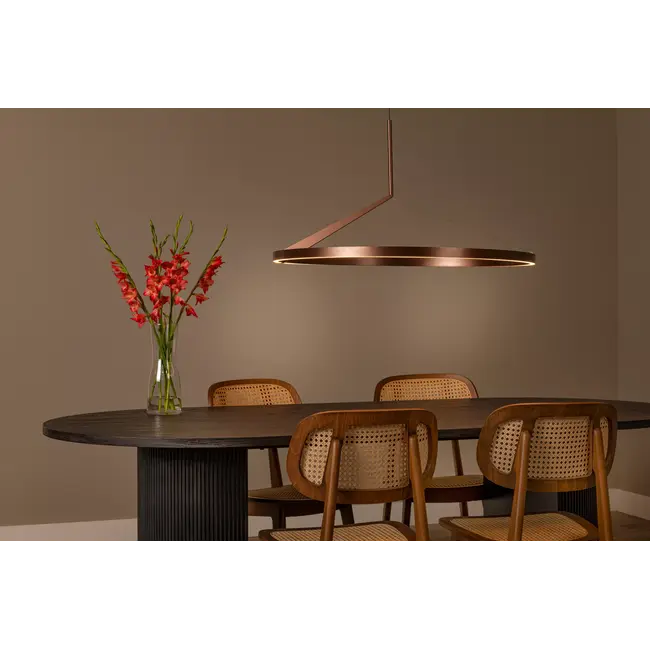 Premium APPLAUSE - Pendant Lamp - Ø 80 cm - LED Dimmable - CCT - 1x50W 2700K/4000K - Hand Motion Sensor - Coffee - 23400/80/96