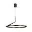 Premium APPLAUSE - Hanglamp - Ø 80 cm - LED Dimb. - CCT - 1x50W 2700K/4000K - Handbewegingssensor - Grijs ijzer - 23400/80/15
