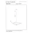 Suspension Premium APPLAUSE - Ø 60 cm - LED à intensité variable - Température de couleur - 1 x 32 W 2700 K/4000 K - Détecteur de mouvement - Couleur : Café - 23400/60/96