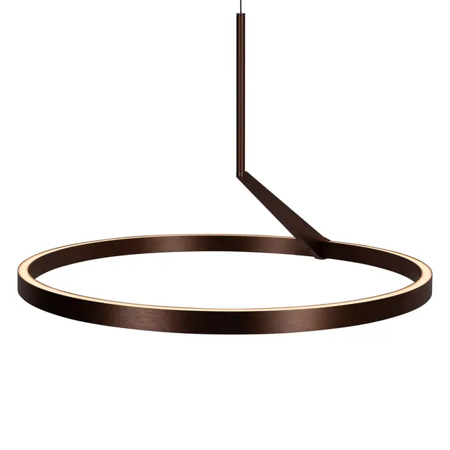 Suspension Premium APPLAUSE - Ø 60 cm - LED à intensité variable - Température de couleur - 1 x 32 W 2700 K/4000 K - Détecteur de mouvement - Couleur : Café - 23400/60/96