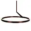 Suspension Premium APPLAUSE - Ø 60 cm - LED à intensité variable - Température de couleur - 1 x 32 W 2700 K/4000 K - Détecteur de mouvement - Couleur : Café - 23400/60/96