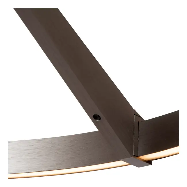 Suspension Premium APPLAUSE - Ø 60 cm - LED à intensité variable - Température de couleur - 1 x 32 W 2700 K/4000 K - Détecteur de mouvement - Gris fer - 23400/60/15